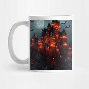 Burtons Castle Halloween Hill Mug